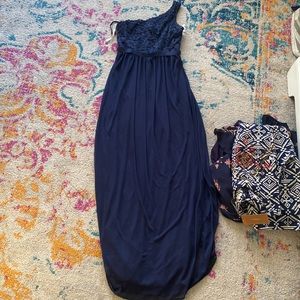 One shoulder dress, Worn once, Perfect condition